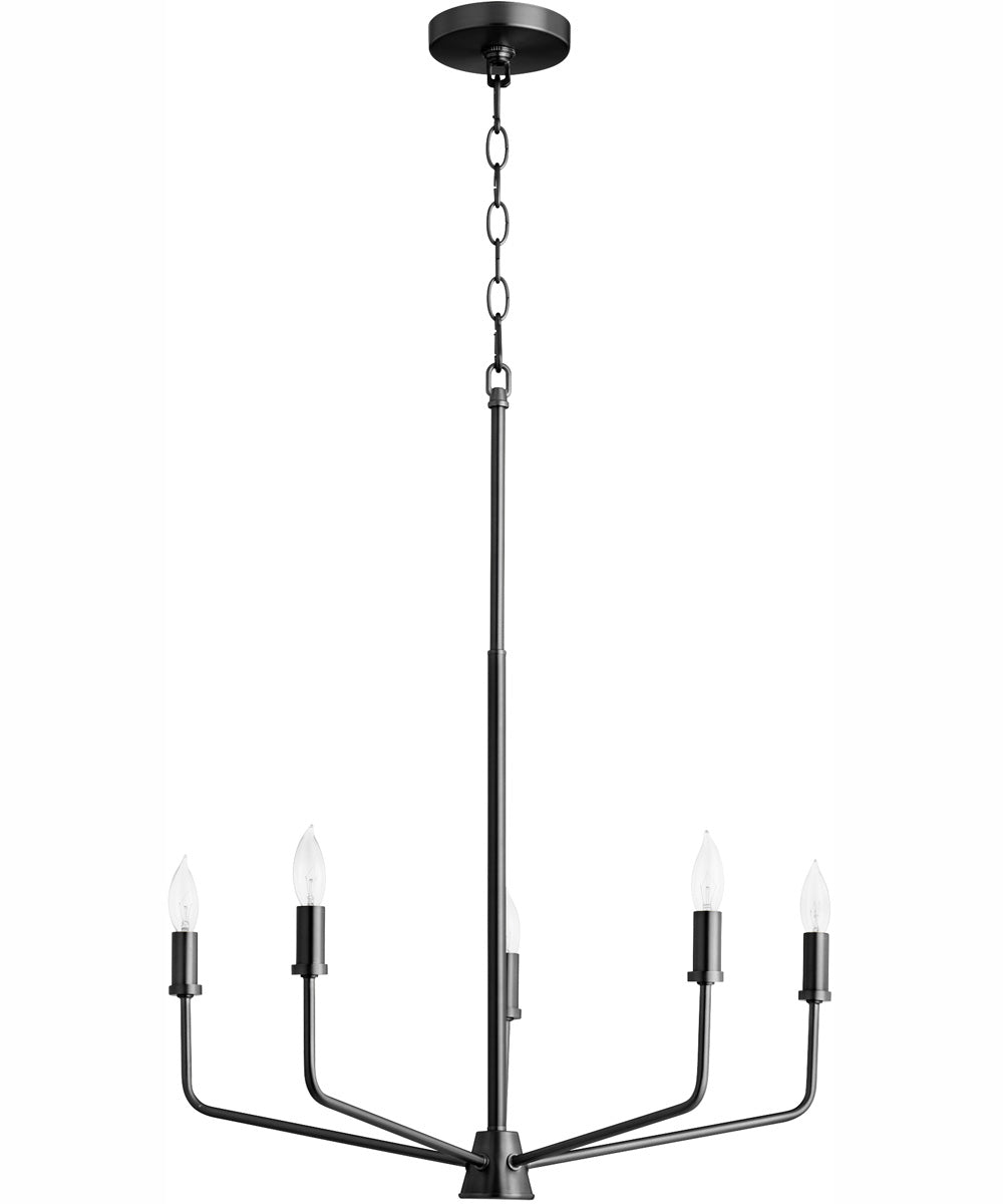 Harmony 5-light Chandelier Matte Black