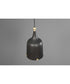 Era 1-Light Gold Global Pendant Light Matte Black