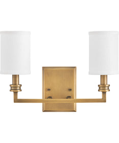 Moore 2-Light Medium Sconce in Heritage Brass