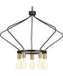 Hangar 5-Light Farmhouse Chandelier Light Antique Bronze