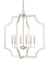 6-Light Foyer In Polished Nickel