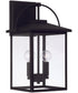 Bryson 2-Light Outdoor Wall-Lantern Rain or Shine - Black