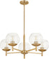 Lyon 5-light Chandelier Aged Brass