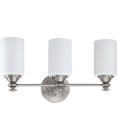 Dardyn 3-Light Bath Vanity Light Brushed Polished Nickel