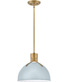 Argo 1-Light Small Pendant in Pale Blue