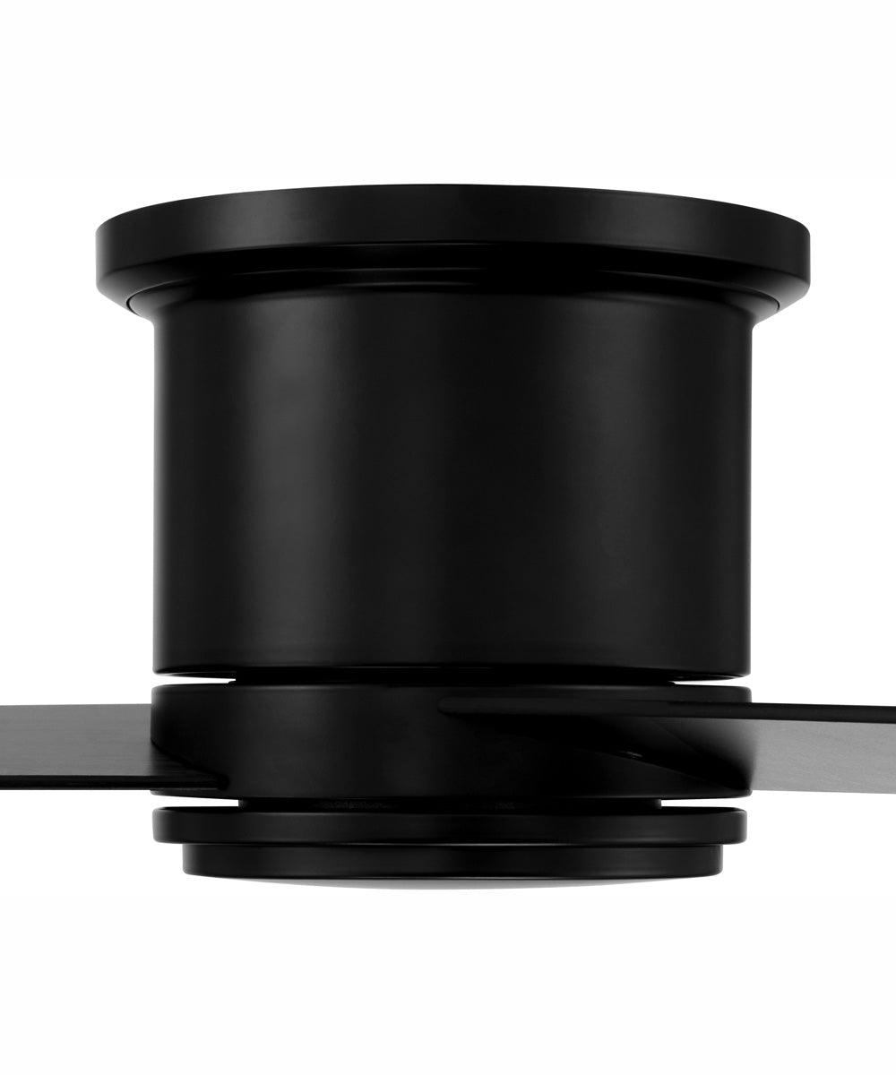 52" Cole 1-Light Ceiling Fan Flat Black