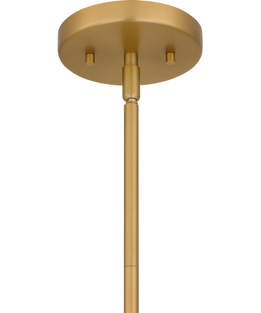 Quoizel Pendant 1-light Pendant Brushed Weathered Brass