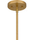 Quoizel Pendant 1-light Pendant Brushed Weathered Brass