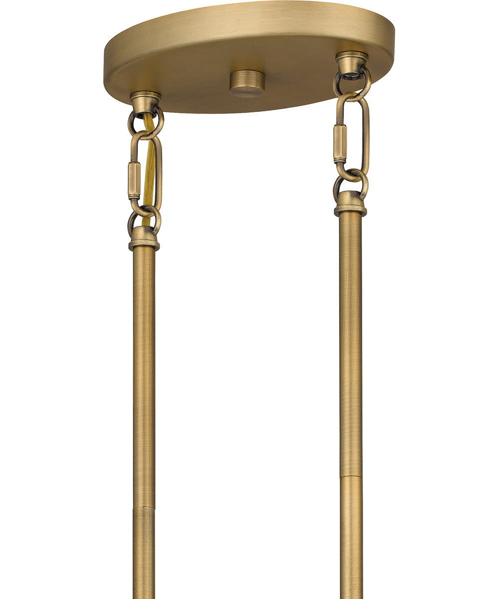 Madden Medium 6-light Island Light Aged Brass