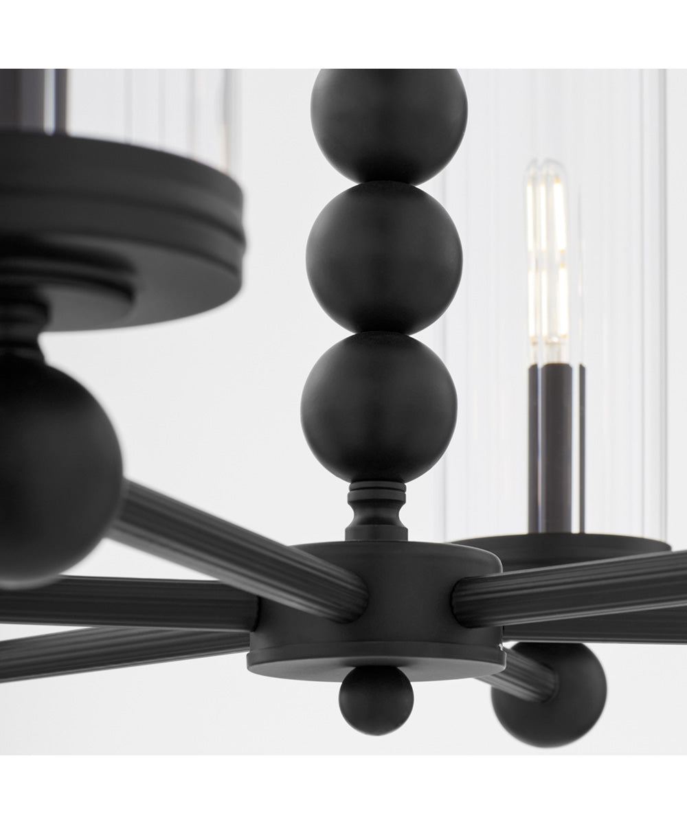 Tamara Day's Lee Boulevard 6-light Chandelier Matte Black
