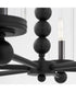 Tamara Day's Lee Boulevard 6-light Chandelier Matte Black