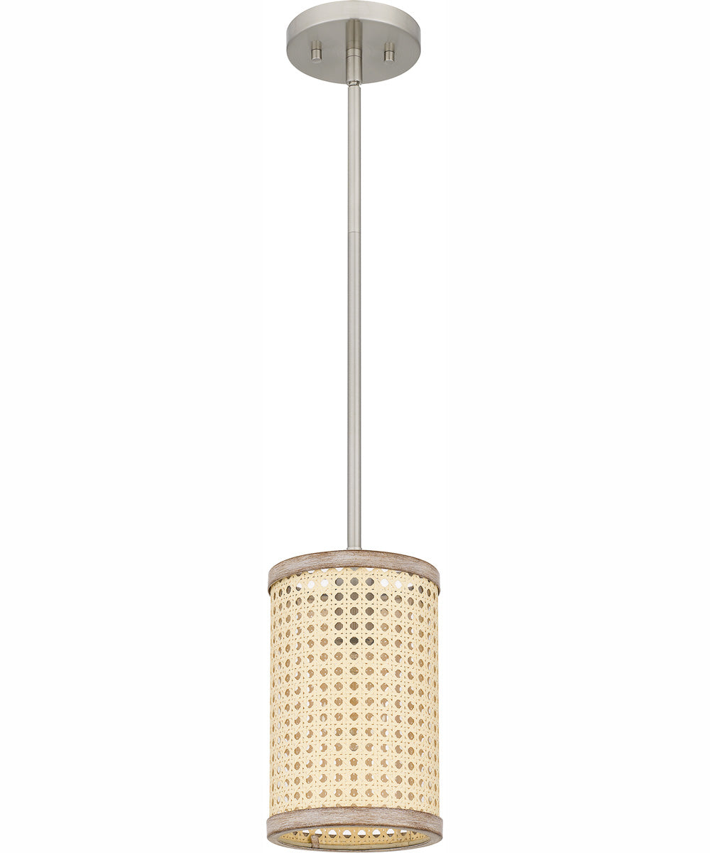 Syrah Small 1-light Mini Pendant Brushed Nickel
