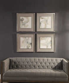 25"H Divination Abstract Art Set of 4