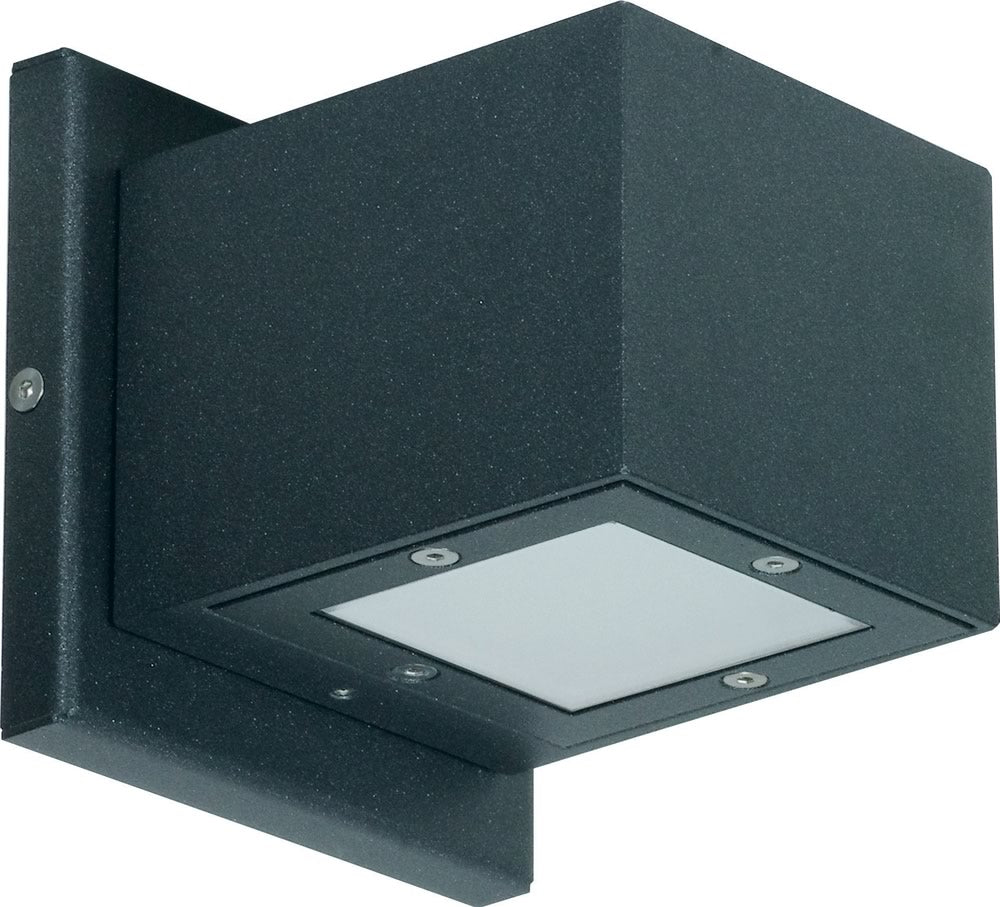 5"H Verona 1-Light Outdoor LED Wall Light Anthracite
