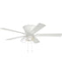 Insight 2-Light Ceiling Fan (Blades Included) White