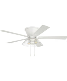 52" Insight 2-Light Ceiling Fan (Blades Included) White