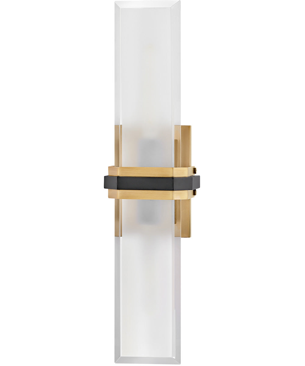 Kipton 2-Light Large Sconce in Heritage Brass