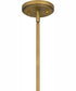 Quoizel Pendant 4-light Pendant Aged Brass
