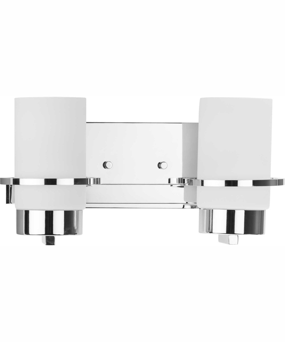 Reiss 2-Light Modern Farmhouse Vanity Light Polished Chrome