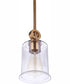 Romero 1-Light Mini Pendant Satin Brass