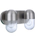 Pill 2-Light Bath Vanity Light Brushed Polished Nickel