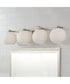 Ansley 4-Light Vanity Brushed Nickel