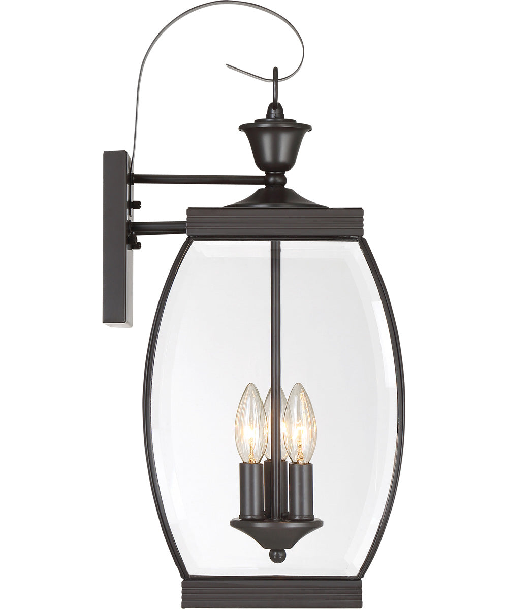 Oasis Large 3-light Outdoor Wall Light Medici Bronze