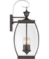 Oasis Large 3-light Outdoor Wall Light Medici Bronze