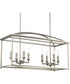 Piedmont 8-Light Farmhouse Chandelier Light Burnished Silver