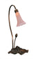 16"H Pink Pond Lily Accent Lamp