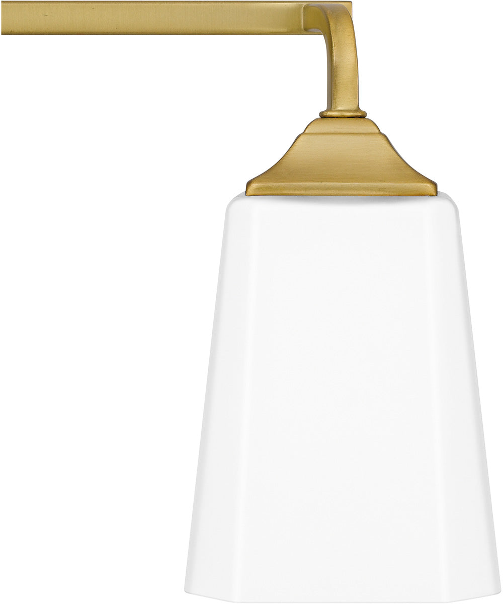 Thoresby Extra Large 4-light Bath Light Aged Brass