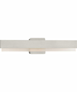 Semblance 24 in. Medium Modern 3CCT Integrated LED Linear Vanity Light Brushed Nickel