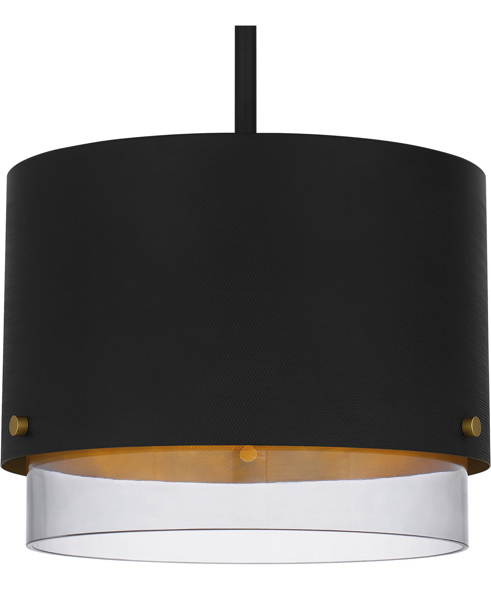Elio Small 3-light Mini Pendant Matte Black