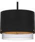 Elio Small 3-light Mini Pendant Matte Black
