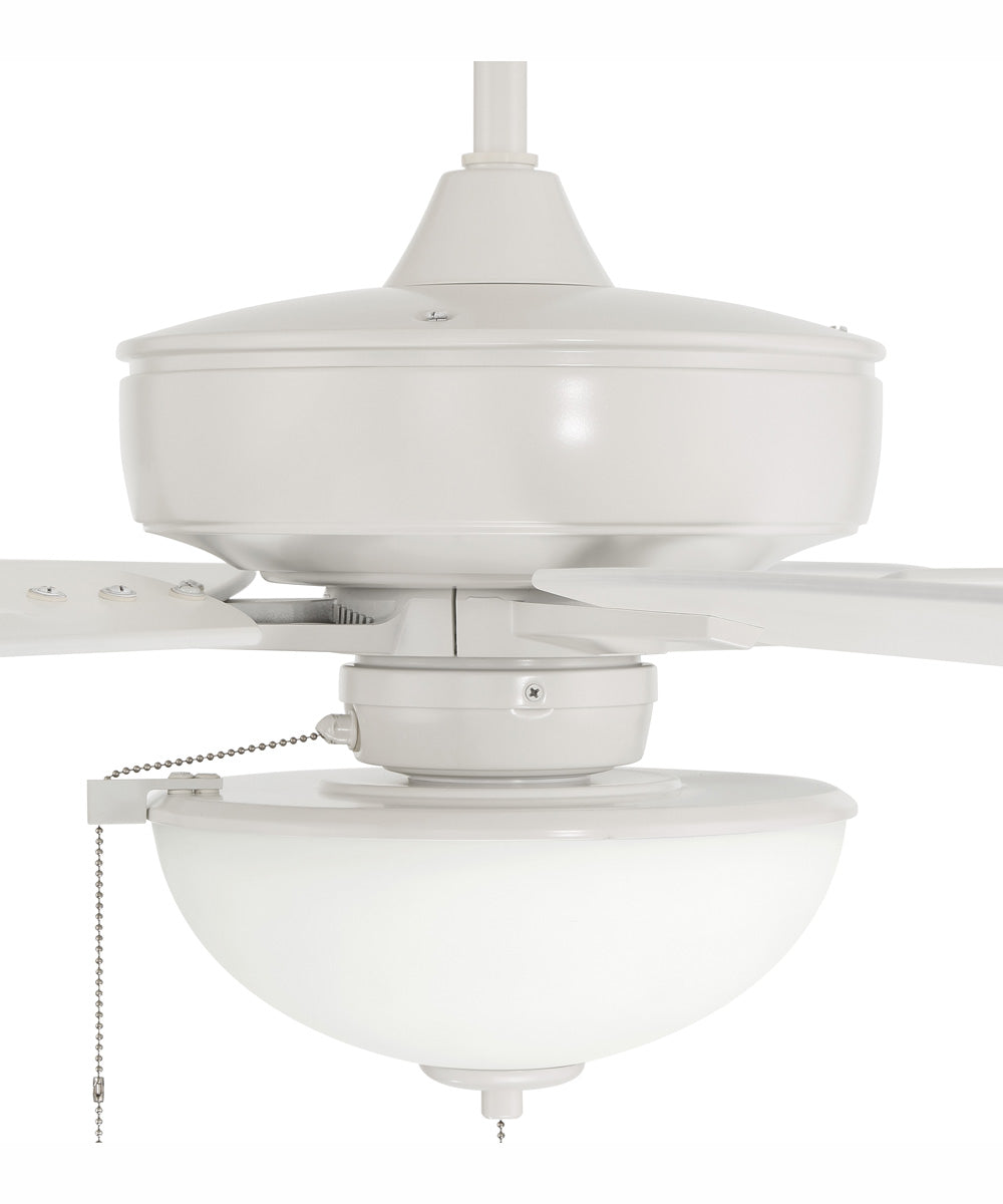 60" Outdoor Super Pro 211 2-Light Indoor/Outdoor Ceiling Fan White