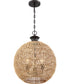 Casablanca 3-light Pendant Palladian Bronze