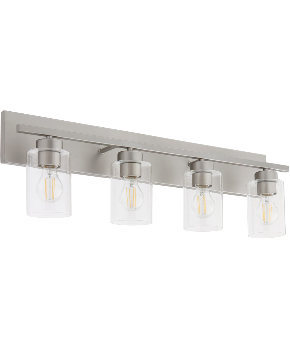 Carter 4-light Bath Vanity Light Satin Nickel
