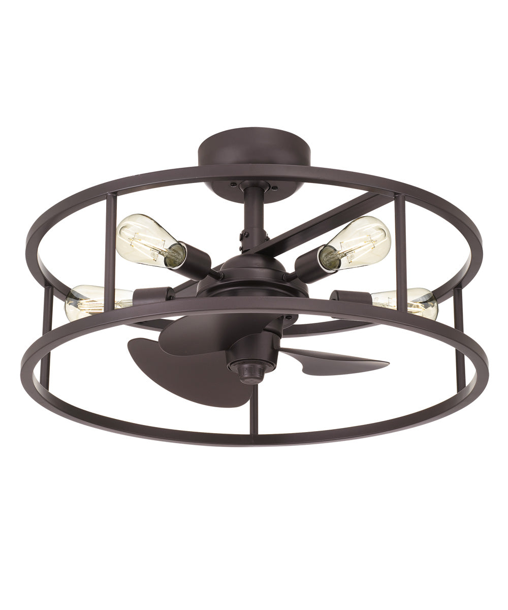 New Harbor 5-light Fandelier Western Bronze