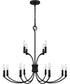 Briar 12-light Chandelier Matte Black