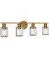 Isla Extra Large 4-light Bath Light Weathered Brass