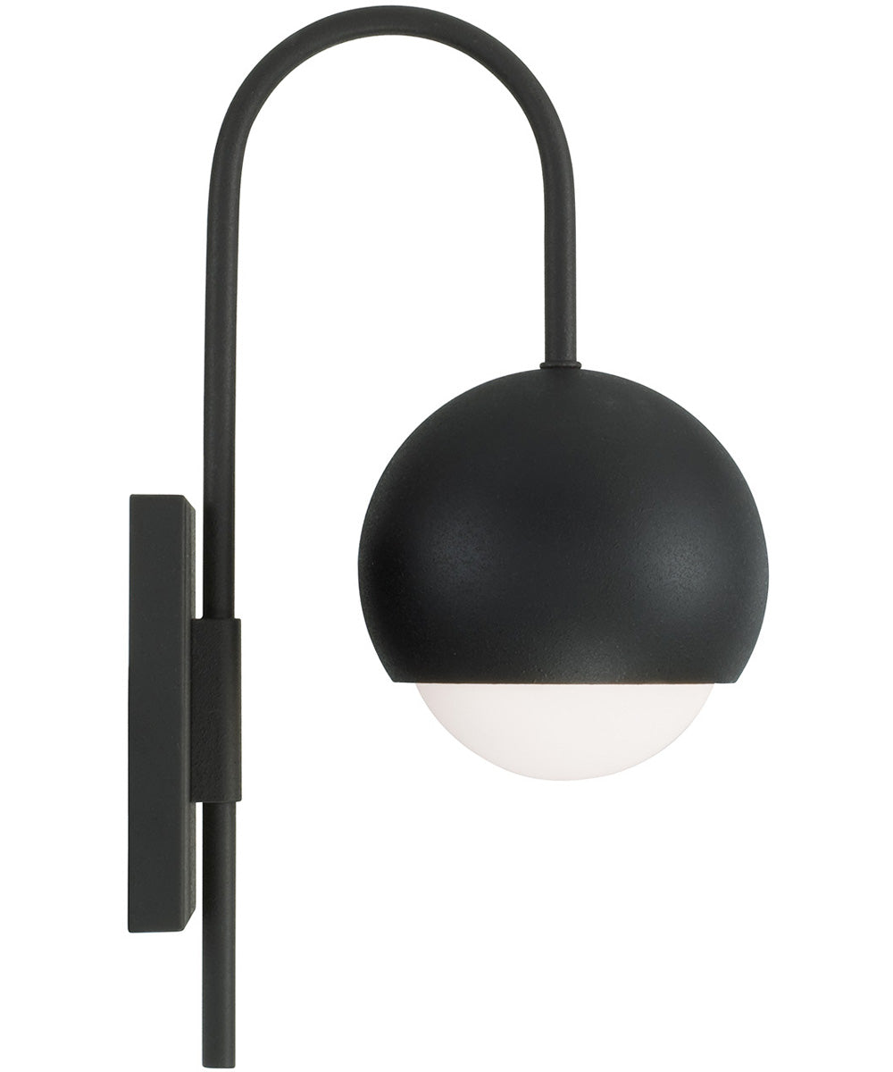 Dolby 1-Light Sconce Black Iron