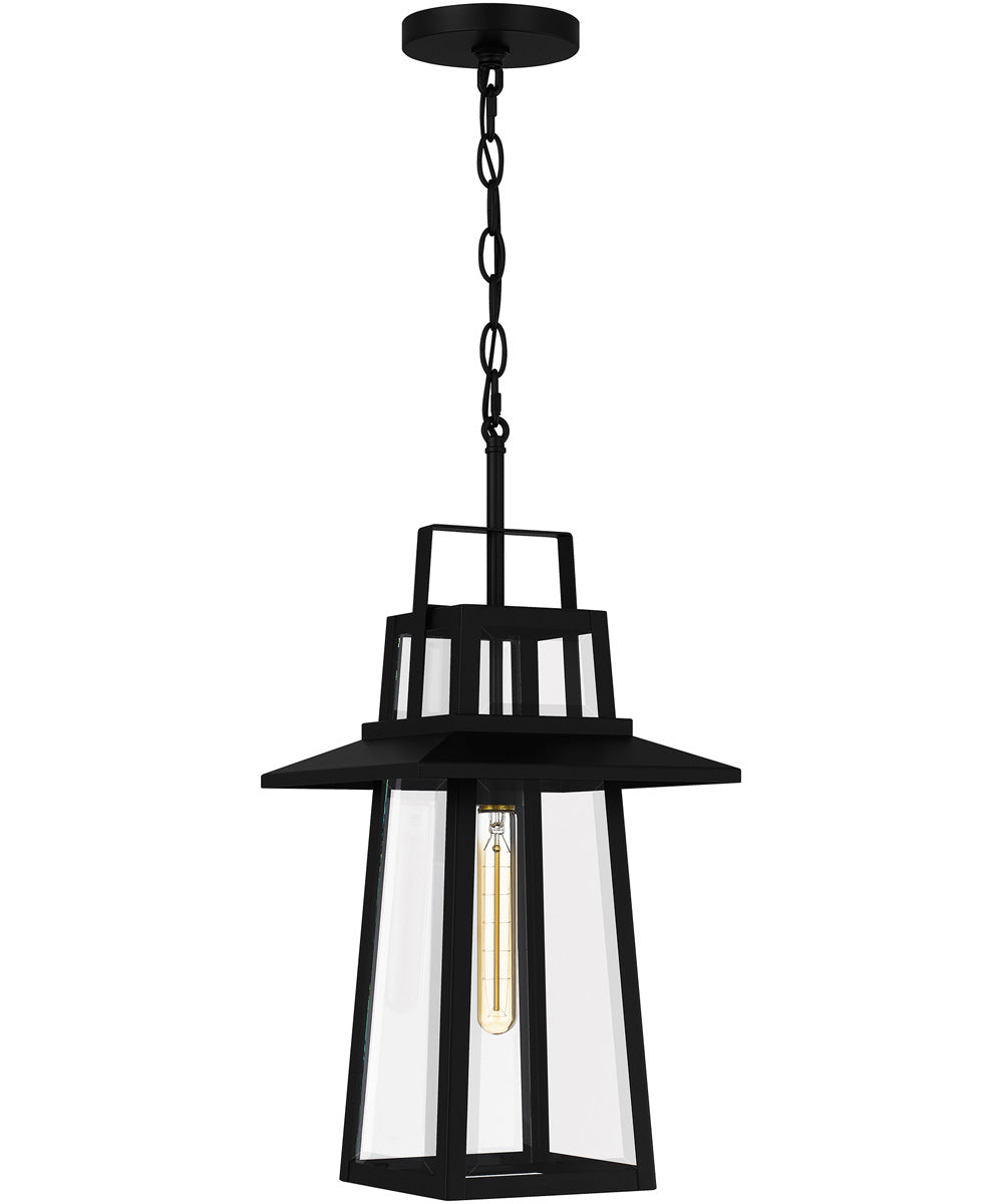 Devonport Large 1-light Outdoor Pendant Light Matte Black
