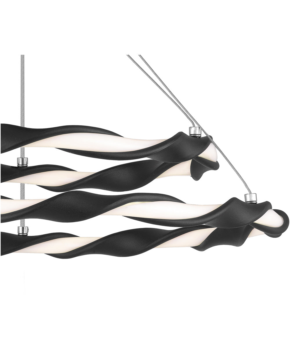 Finale  Semi Flush Mount Earth Black