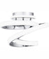 Aviva Medium Semi Flush Mount Polished Chrome
