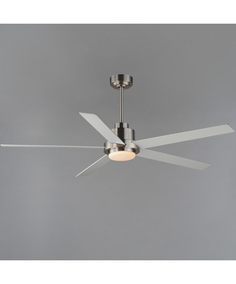 Daisy 60 inch 5-Blade Fan w LED Light Kit Satin Nickel