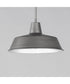 Pier M X-Large Pendant Weathered Zinc