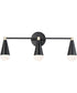 Lovell 3-Light Bath Vanity Black / Satin Brass