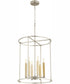 Olympus 6-light Entry Foyer Hall Chandelier Satin Nickel