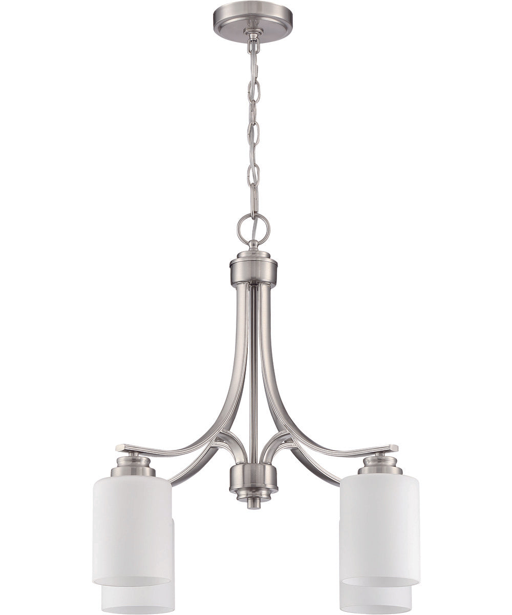 Bolden 4-Light Chandelier Brushed Polished Nickel