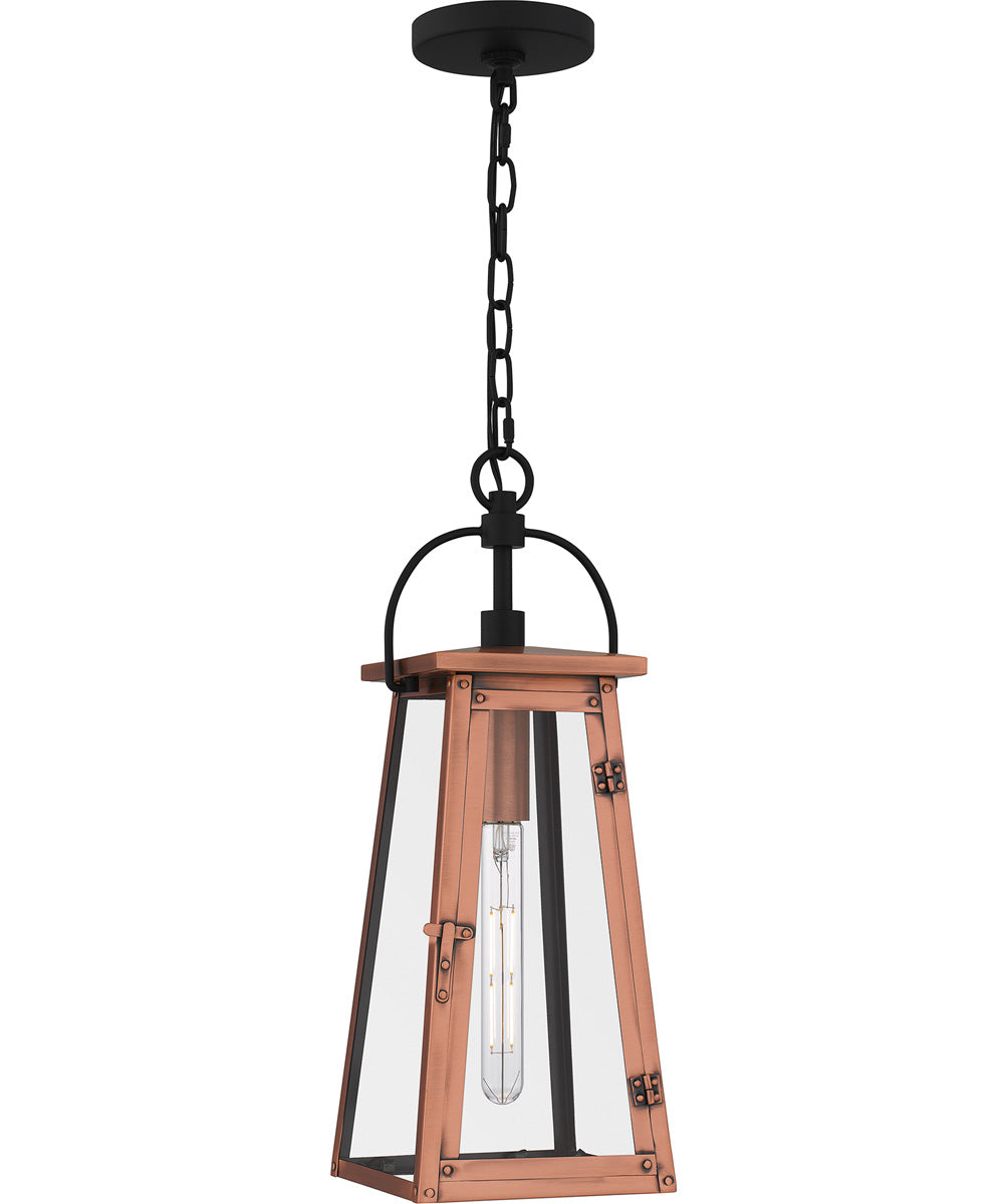 Carolina Large 1-light Outdoor Pendant Light Aged Copper